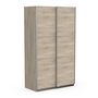 Voir la diapositive 5 : Armoire 2 portes coulissantes L120 cm THIBAULT