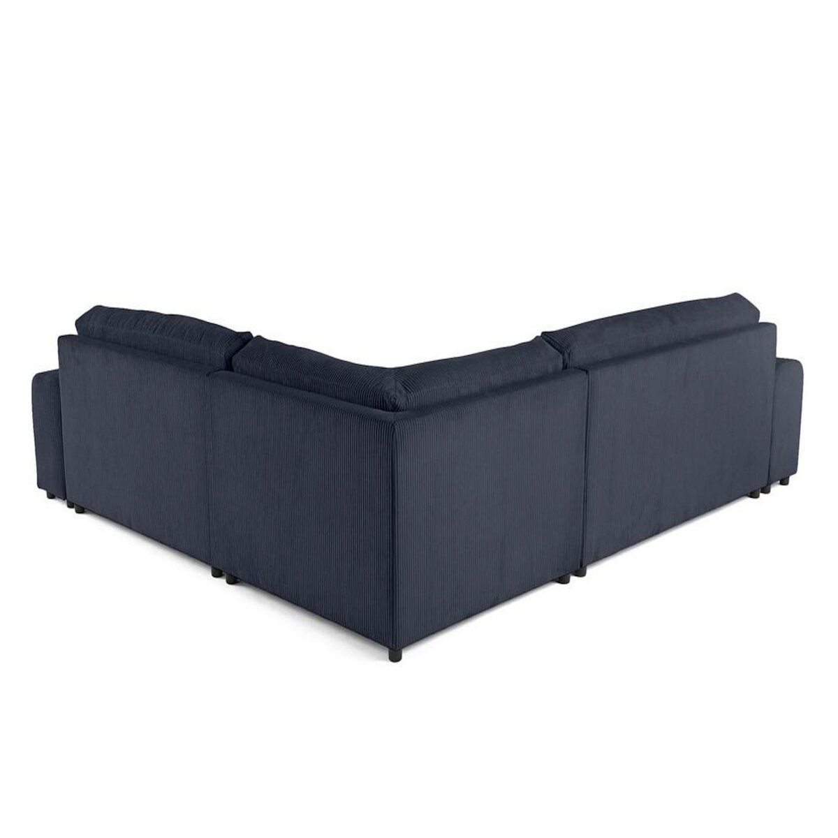 LISA DESIGN Garance - canapé modulable d'angle droit - 5 places - en velours côtelé