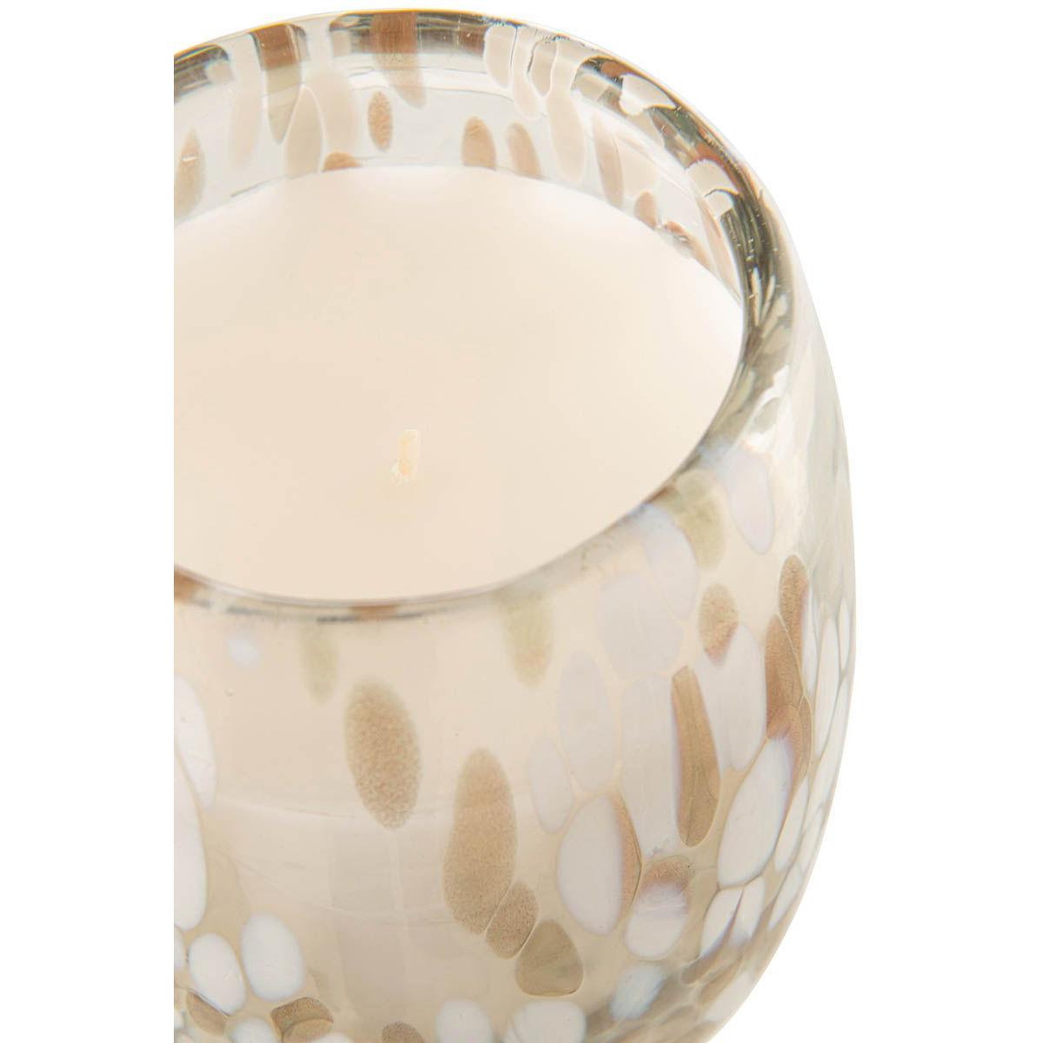 Voir la diapositive 2 : J-LINE Bougie parfumée  laura  13cm osmanthus & suede