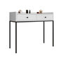 Voir la diapositive 2 : BEST MOBILIER Filipo - console - blanc - 100 cm