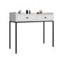 Voir la diapositive 2 : BEST MOBILIER Filipo - console - blanc - 100 cm
