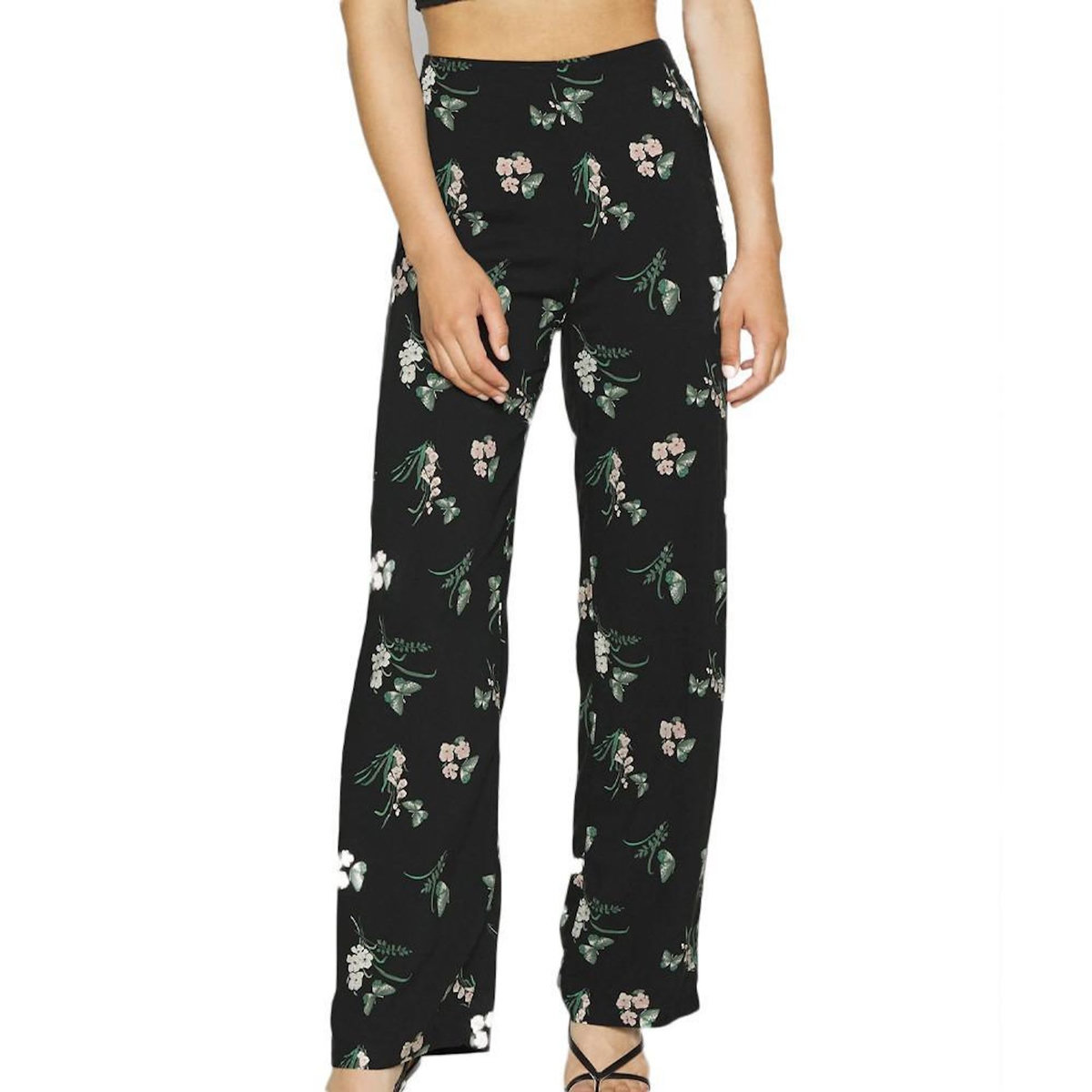 Vero Moda Pantalon  à Motifs Femme Vero Moda Curve Easy Hw Wide