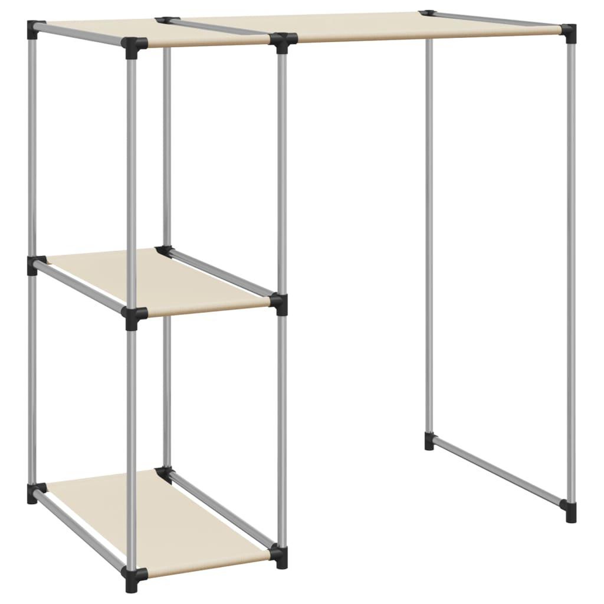 Voir la diapositive 2 : VIDAXL Support de rangement sur la machine a laver Creme 87x55x90,5 cm