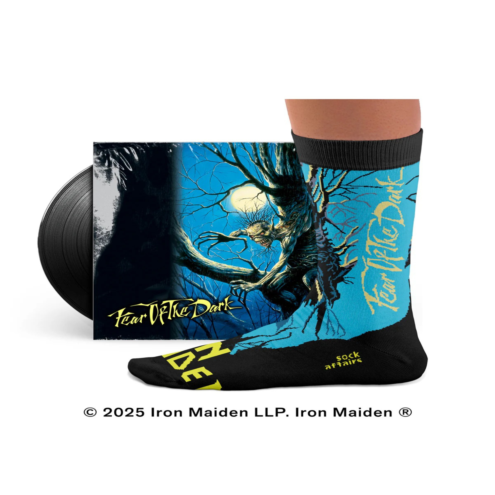 Voir la diapositive 3 : SOCK AFFAIRS Chaussettes iron maiden, fear of the dark