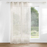 Paris Prix Rideau Voilage à Œillets  Maissa  140x240cm Or