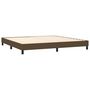 Voir la diapositive 4 : VIDAXL Sommier a lattes de lit avec matelas Marron fonce 200x200 cm
