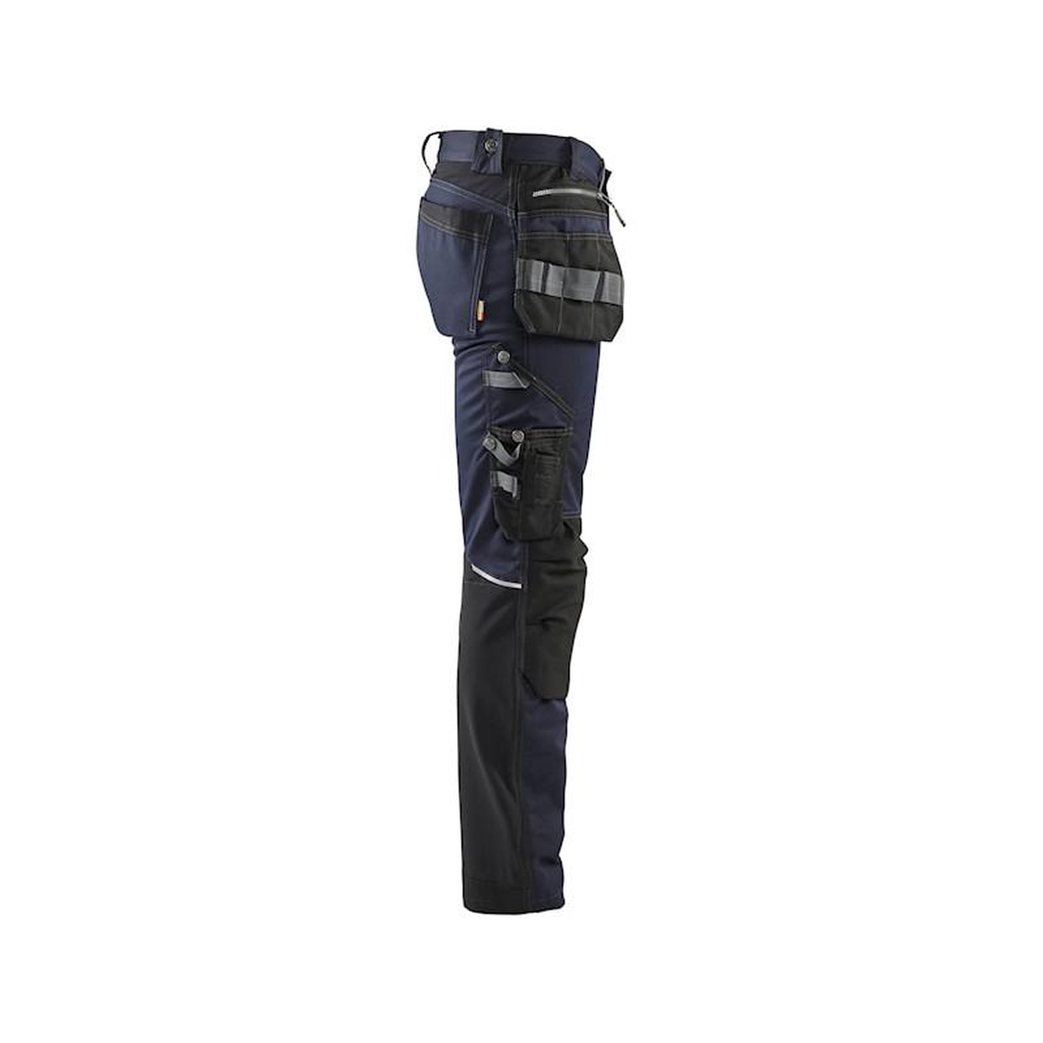 Voir la diapositive 3 : BLAKLADER Pantalon de travail artisan + stretch bleu marine noir T38 BLÅKLÄDER 159918608699C44
