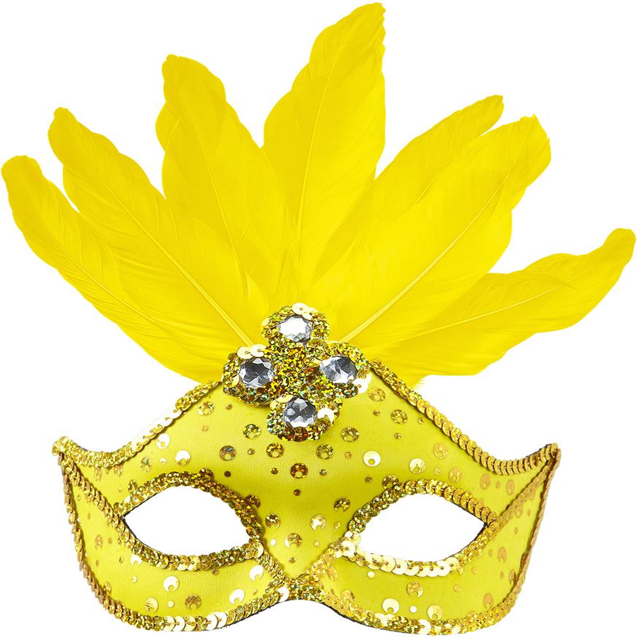 Voir la diapositive 2 : WIDMANN Masque Loup Jaune Brésil - Adulte