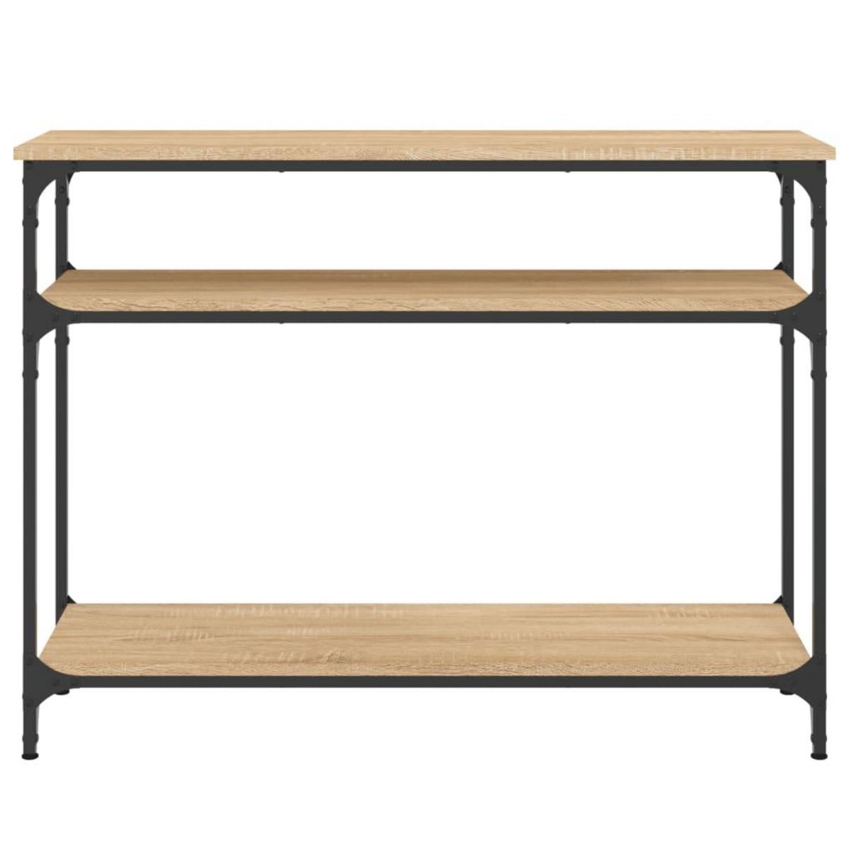 VIDAXL Table console chene sonoma 100x29x75 cm bois d'ingenierie