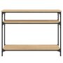 Voir la diapositive 4 : VIDAXL Table console chene sonoma 100x29x75 cm bois d'ingenierie