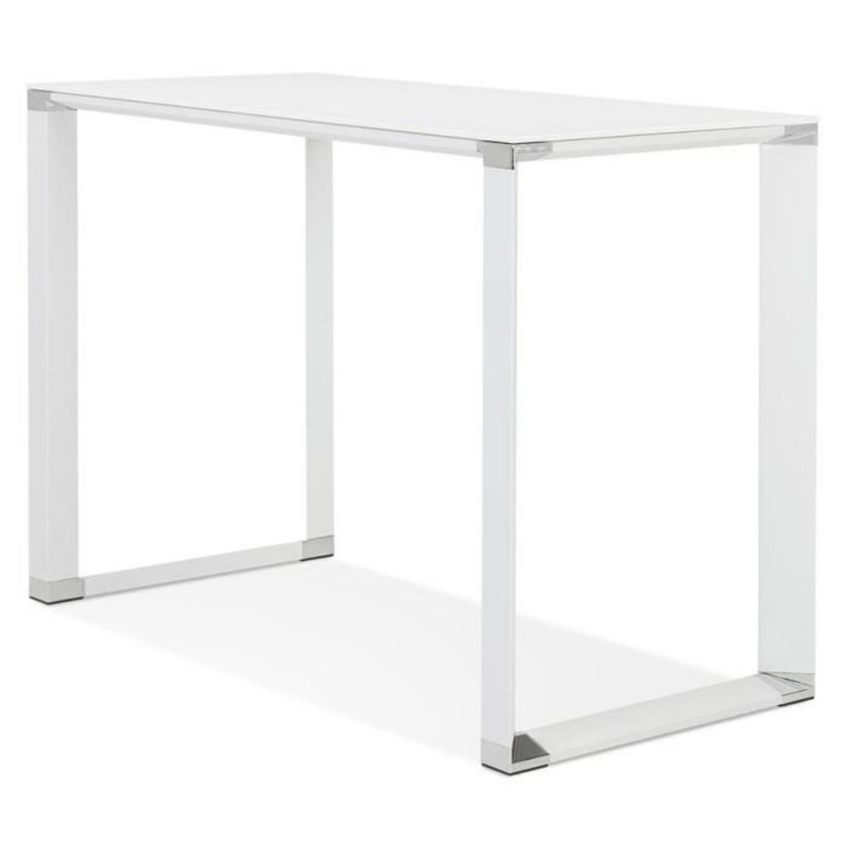 Paris Prix Bureau Design en Verre  Zaho  140cm Blanc