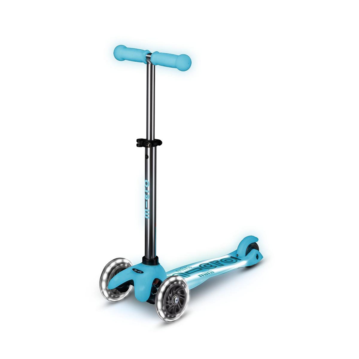 Micro Trottinette  Mobility à trois roues Glow LED Plus Glacier Aqua MMD214