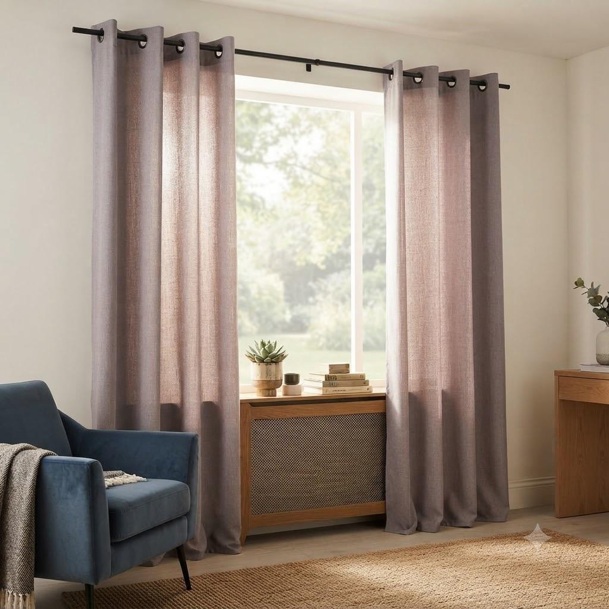 Voir la diapositive 5 : Eden Un rideau tamisant bea chiné design et moderne