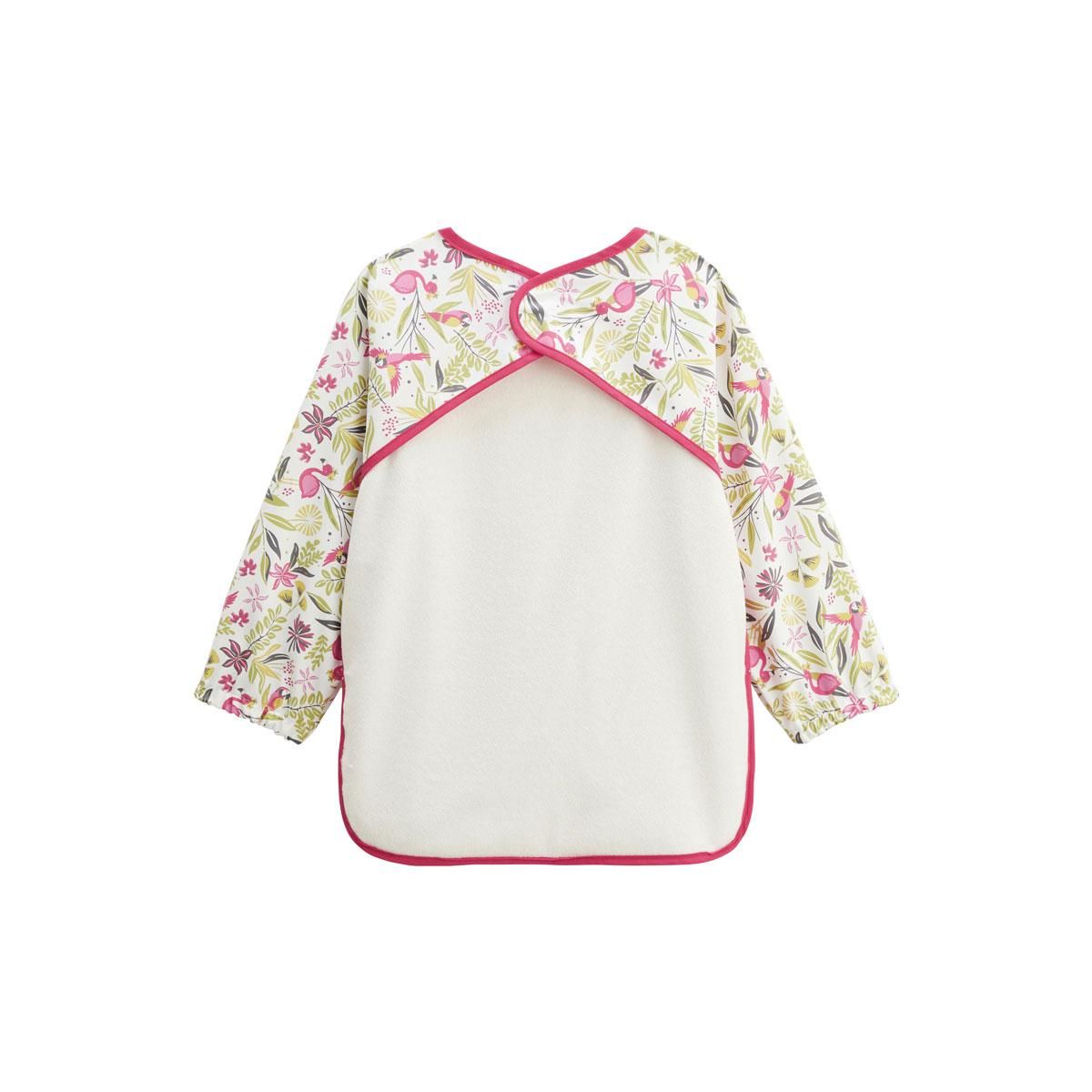 Petit Béguin Bavoir tablier manches longues Beira