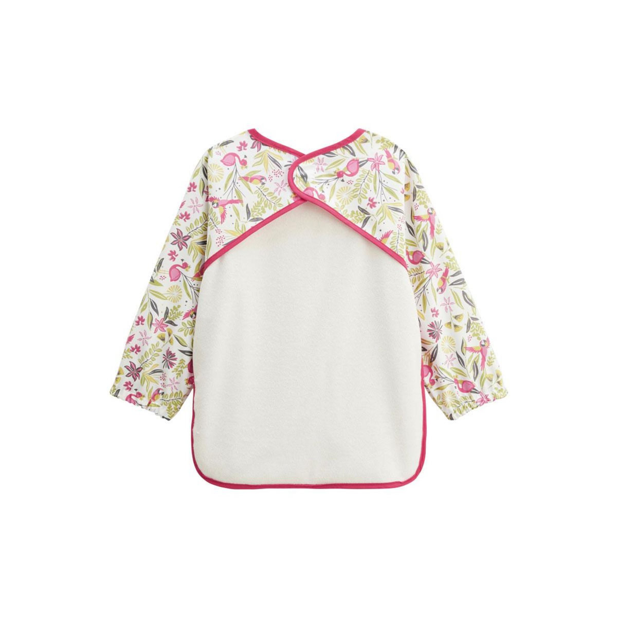 Petit Béguin Bavoir tablier manches longues Beira