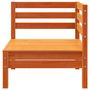 Voir la diapositive 4 : VIDAXL Canape d'angle de jardin cire marron bois de pin massif