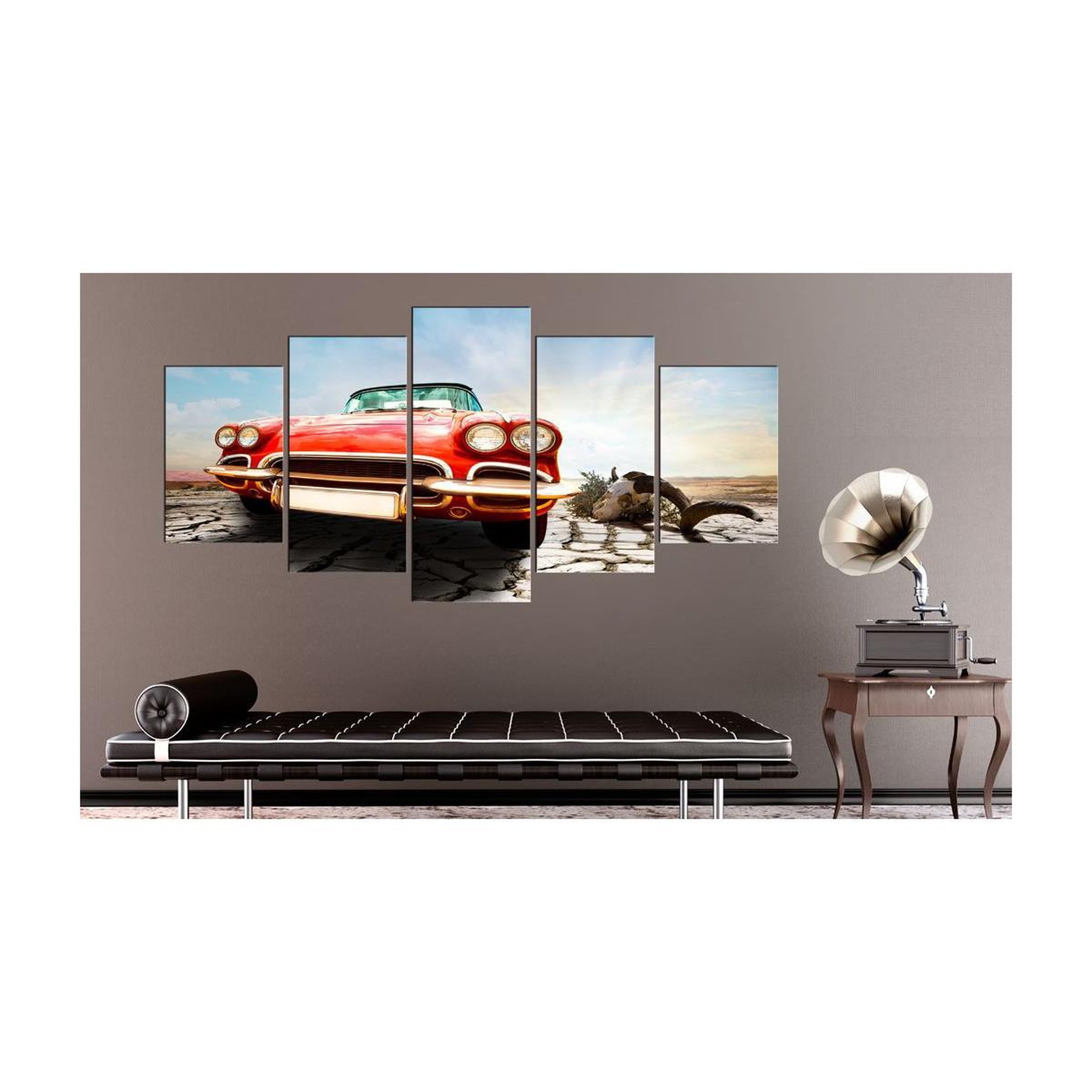 Voir la diapositive 2 : Paris Prix Tableau Imprimé  Vintage Red Dream