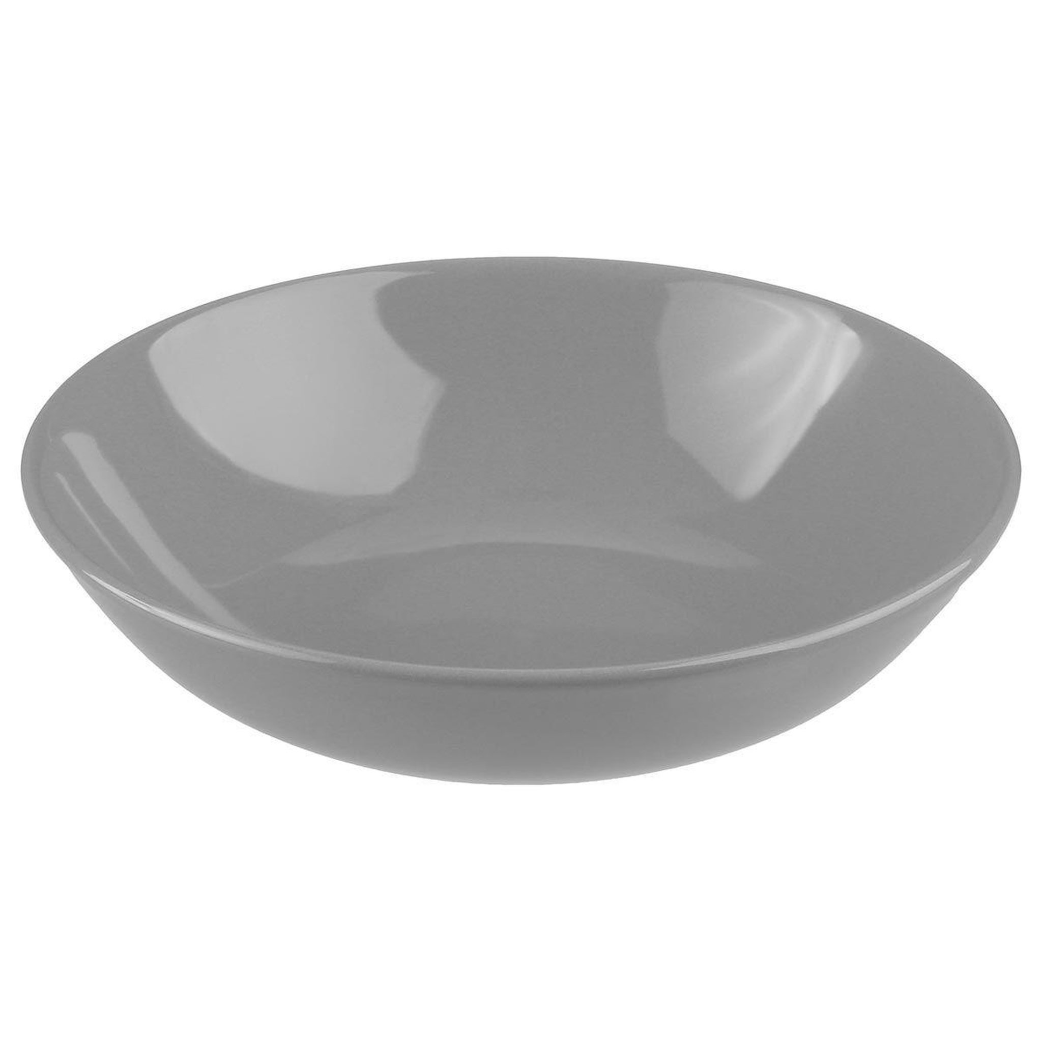 Voir la diapositive 2 : SECRET DE GOURMET Lot de 6 assiettes creuses  colorama  20cm gris