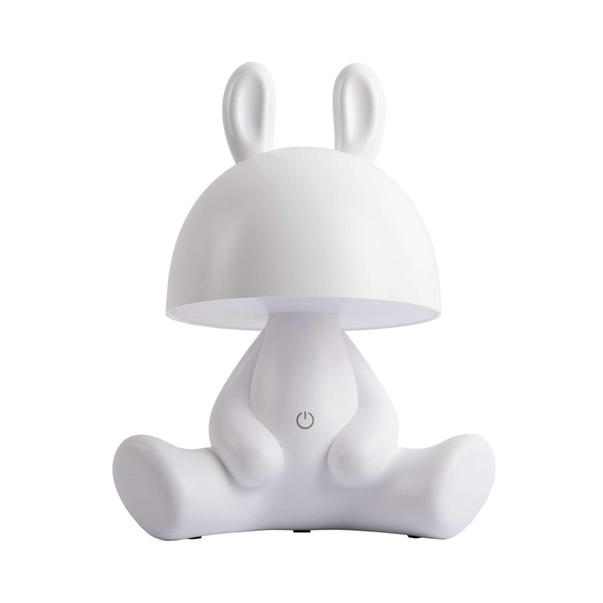 Leitmotiv Lampe pour enfant lapin - blanc
