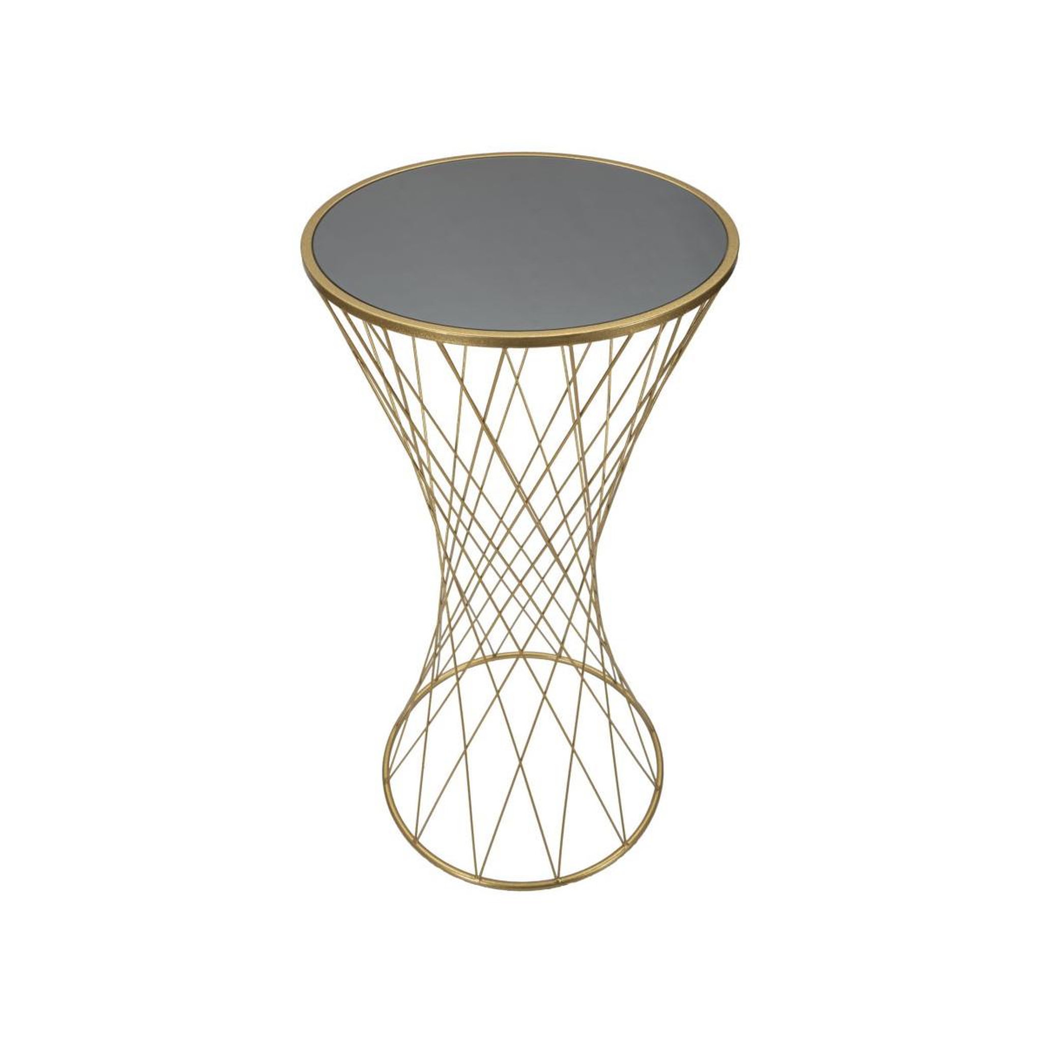Voir la diapositive 2 : Paris Prix Table d'appoint en métal  tower  100cm or