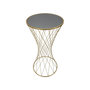 Voir la diapositive 2 : Paris Prix Table d'Appoint en Métal  Tower  100cm Or