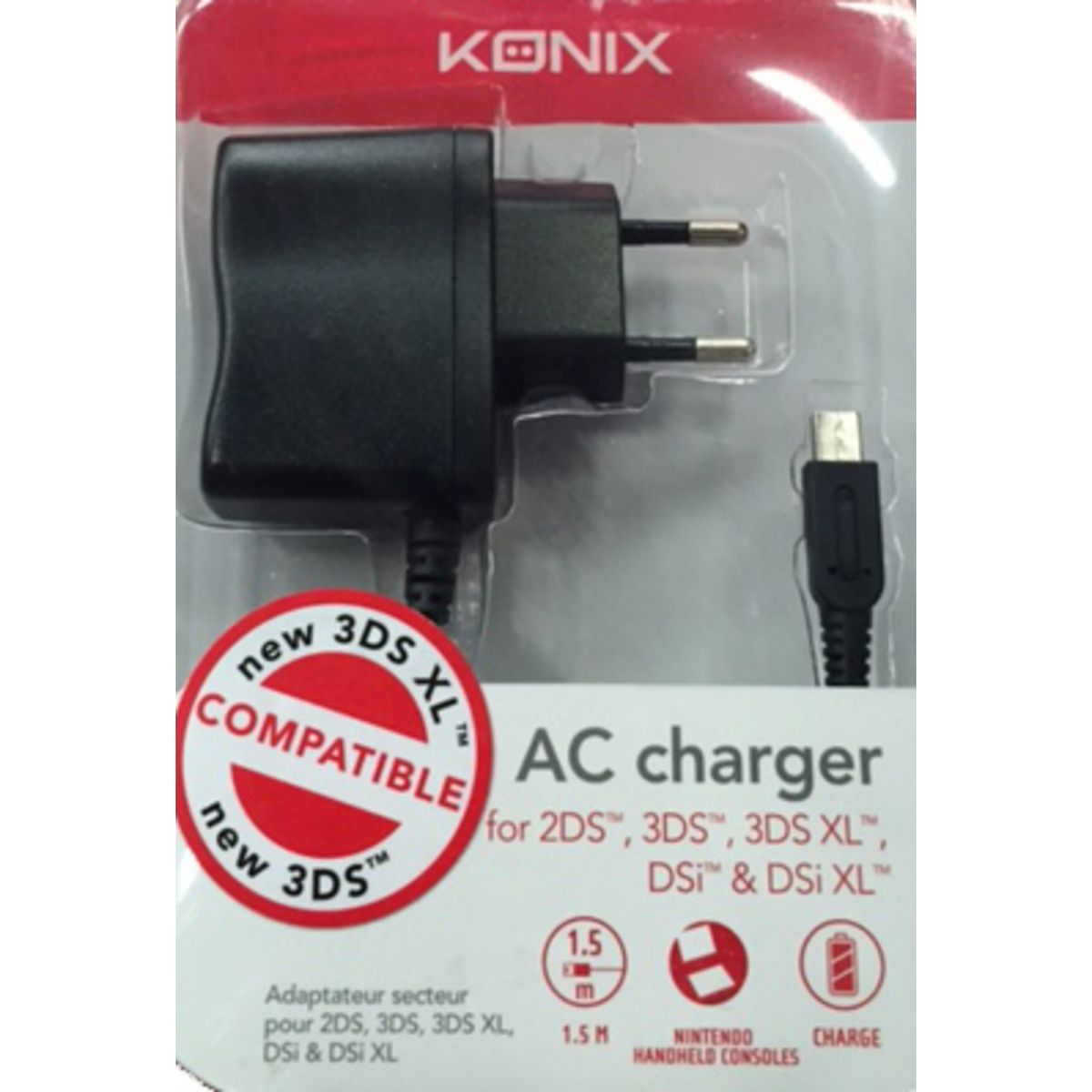 Chargeur secteur pour New 3DS - New 3DS XL - 2DS - 3DS XL