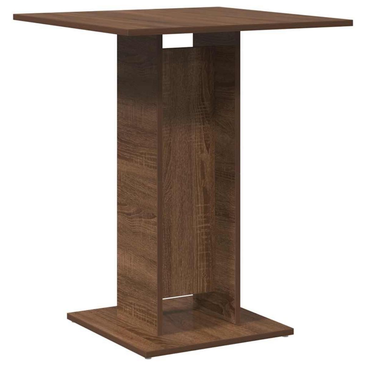 VIDAXL Table de bistro Chene marron 60x60x75 cm Bois d'ingenierie