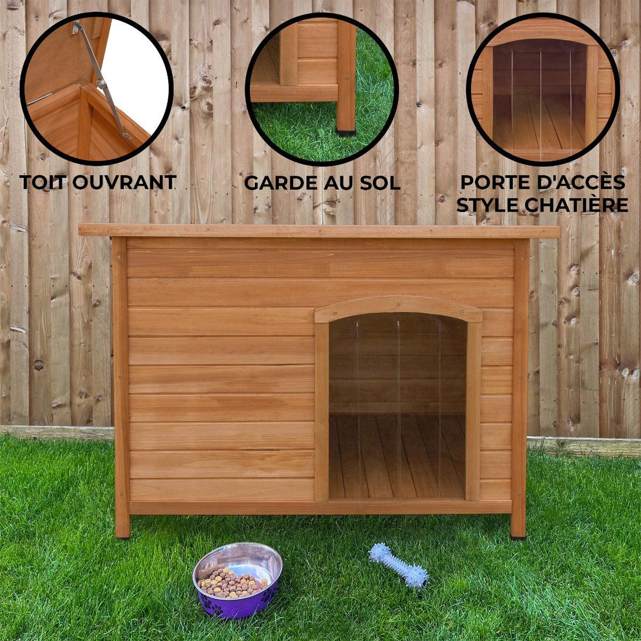 Voir la diapositive 2 : Monster Niche pour Chien