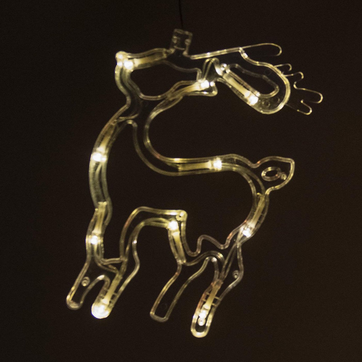 WERKAPRO Renne lumineux à pile 10LED  18 x 13 x 1cm