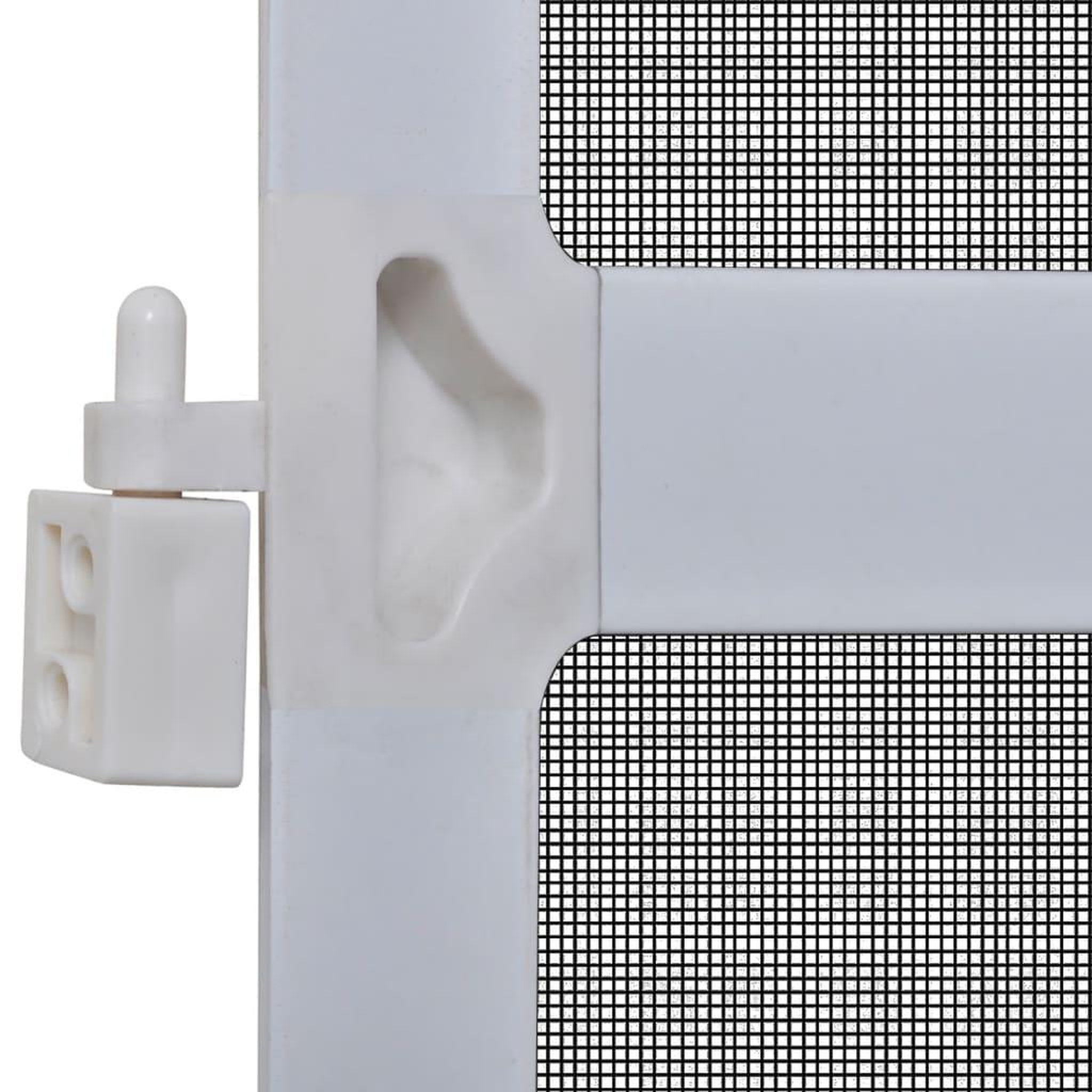 Voir la diapositive 5 : VIDAXL Moustiquaire a charniere pour portes Blanc 100 x 215 cm