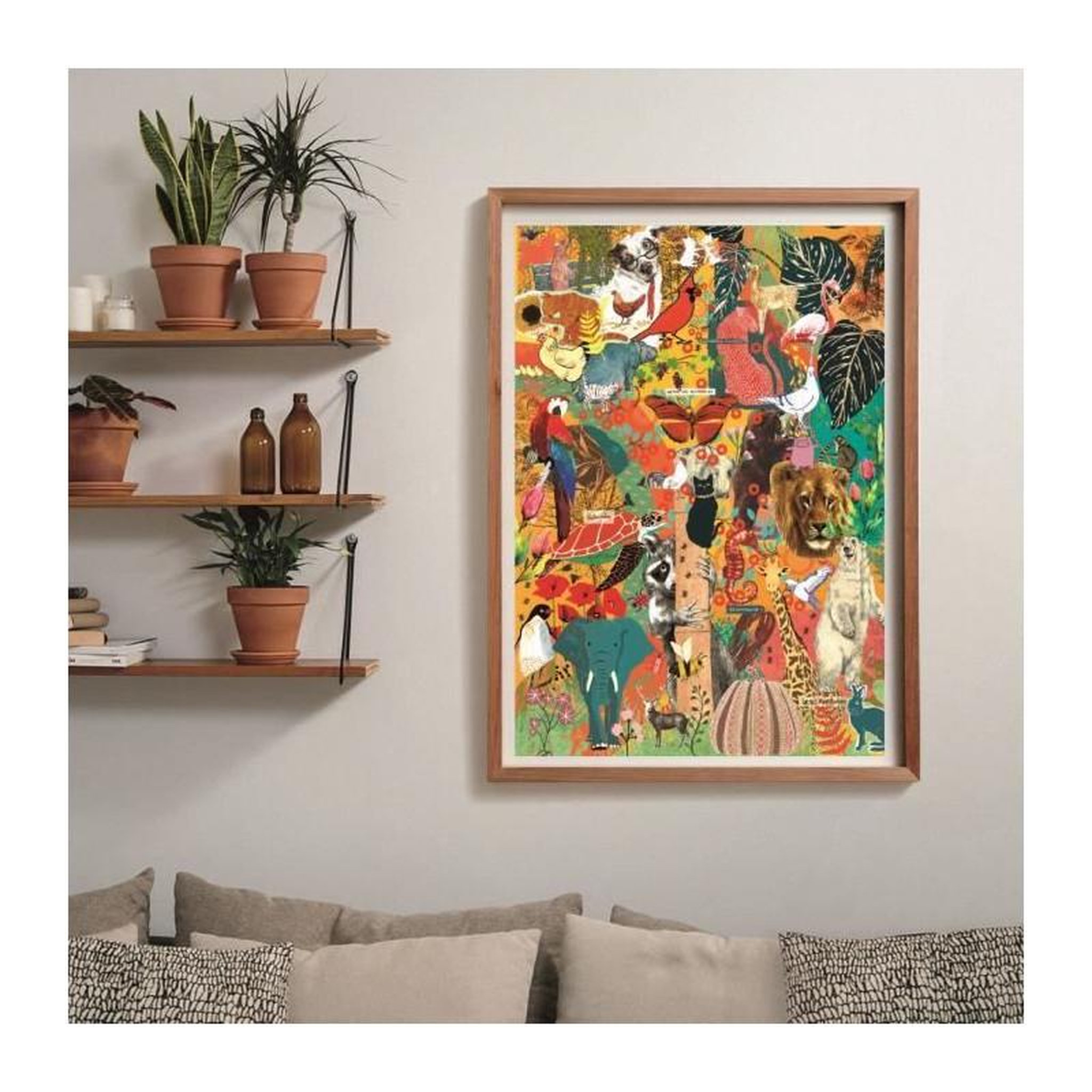 Voir la diapositive 4 : CLEMENTONI Puzzle 1000 pièces More is More – Clementoni – Animaux & Botanique – Adulte – Compact
