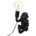ATMOSPHERA Lampe à Poser Design  Singe  24cm Noir