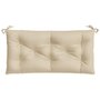 Voir la diapositive 4 : VIDAXL Coussin de banc de jardin beige 100x50x7 cm tissu oxford