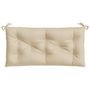 Voir la diapositive 4 : VIDAXL Coussin de banc de jardin beige 100x50x7 cm tissu oxford