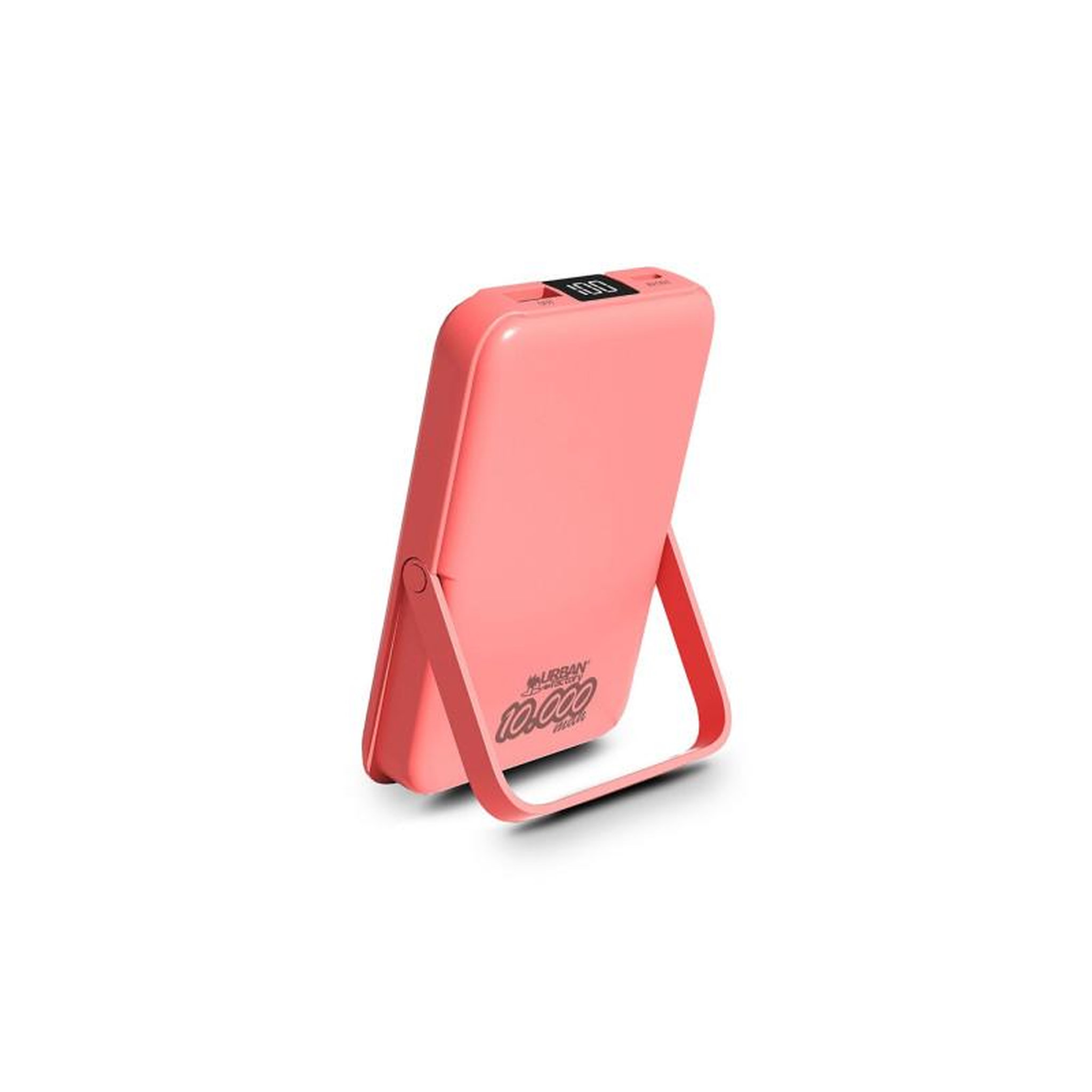Voir la diapositive 5 : URBAN FACTORY Batterie externe 10000 mAh MagSafe Coral