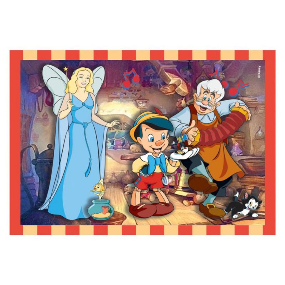 CLEMENTONI Clementoni Jigsaw Puzzle 4in1 Disney Animals 21523