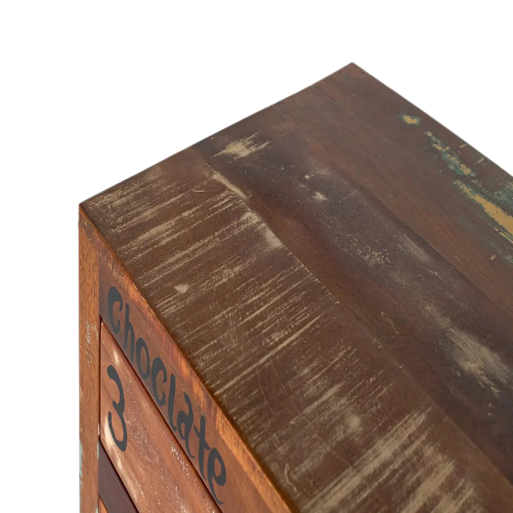 Voir la diapositive 3 : GINER Y COLOMER SL Buffet en bois recyclé 140cm style vintage moderne