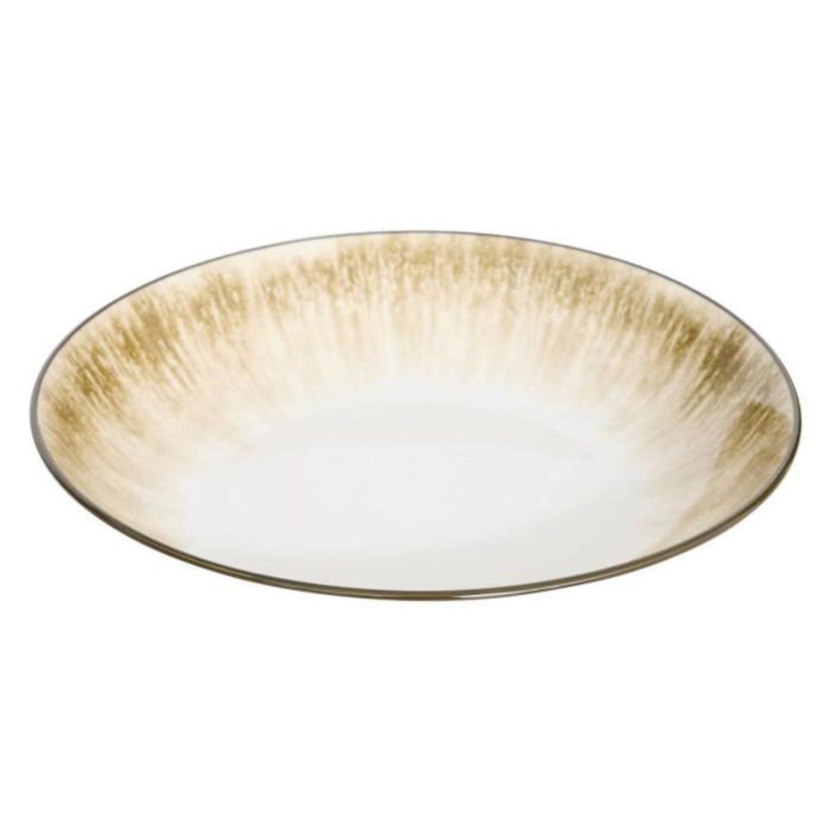 SECRET DE GOURMET Service de Table 12 Pièces  Sophie  26cm Marron