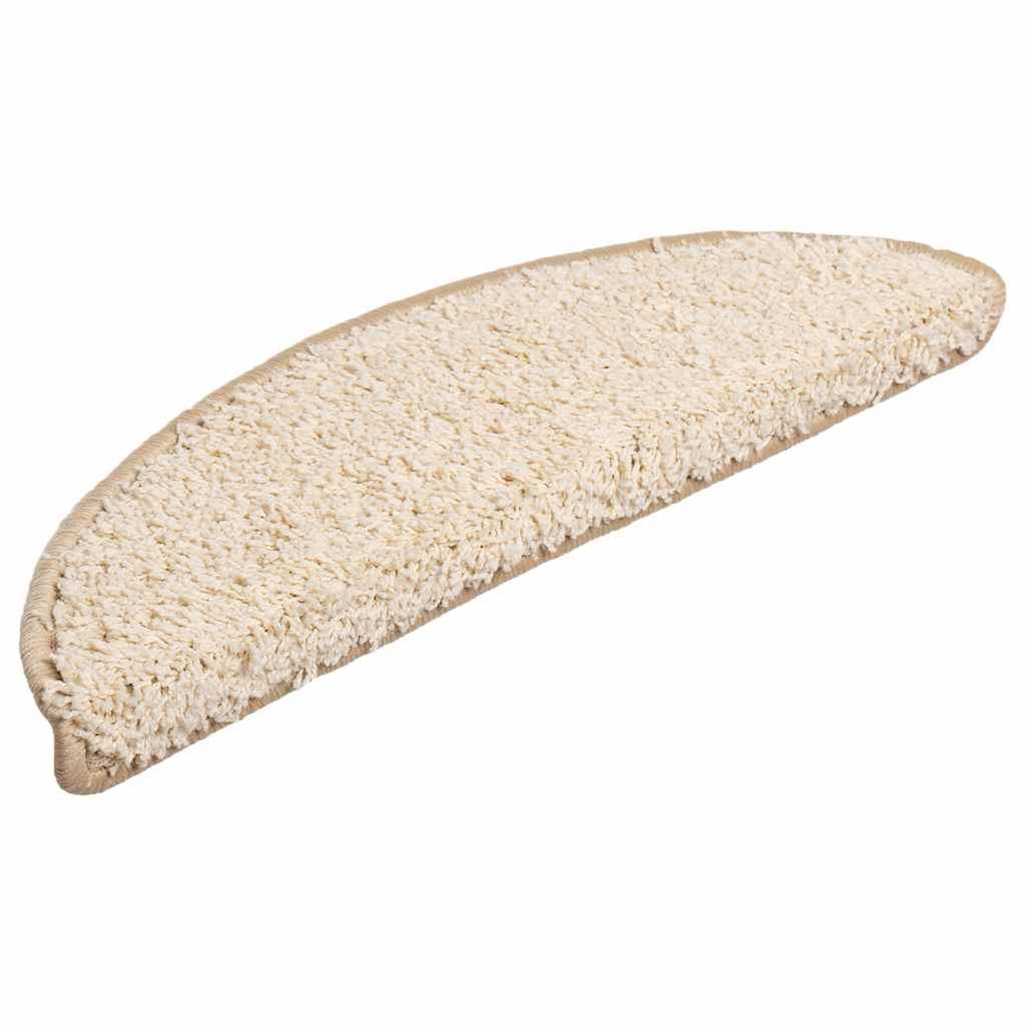 Voir la diapositive 2 : VIDAXL Tapis d'escalier 30 pcs creme 56x17x3 cm
