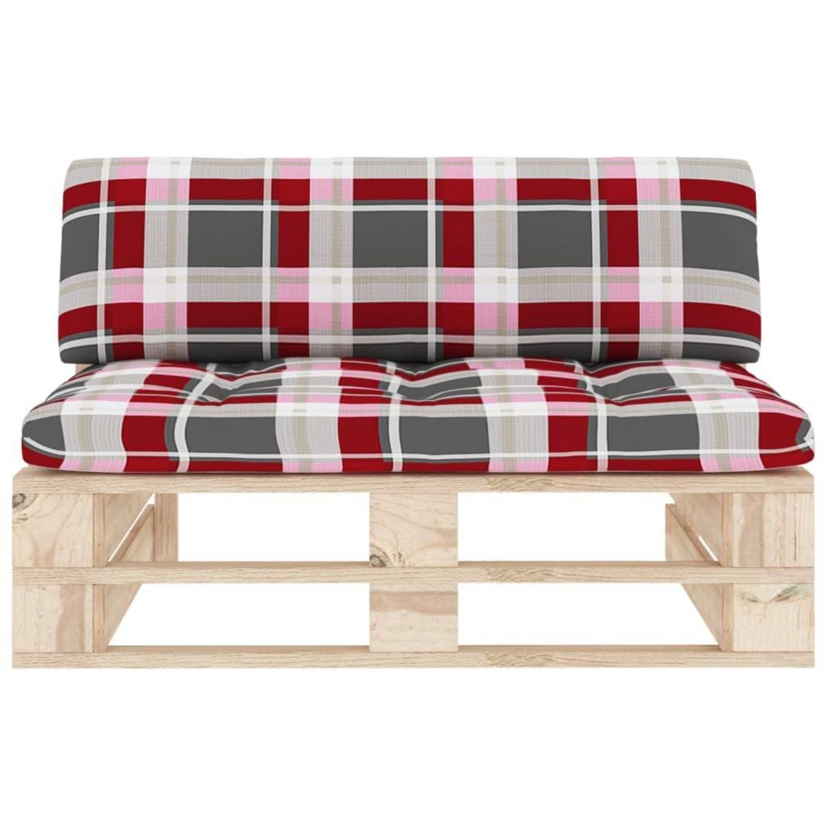 VIDAXL Canape central palette de jardin bois de pin impregne