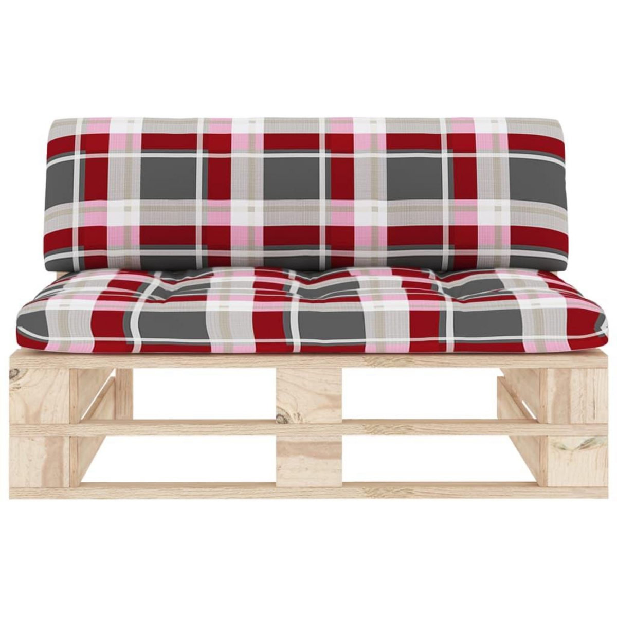 VIDAXL Canape central palette de jardin bois de pin impregne