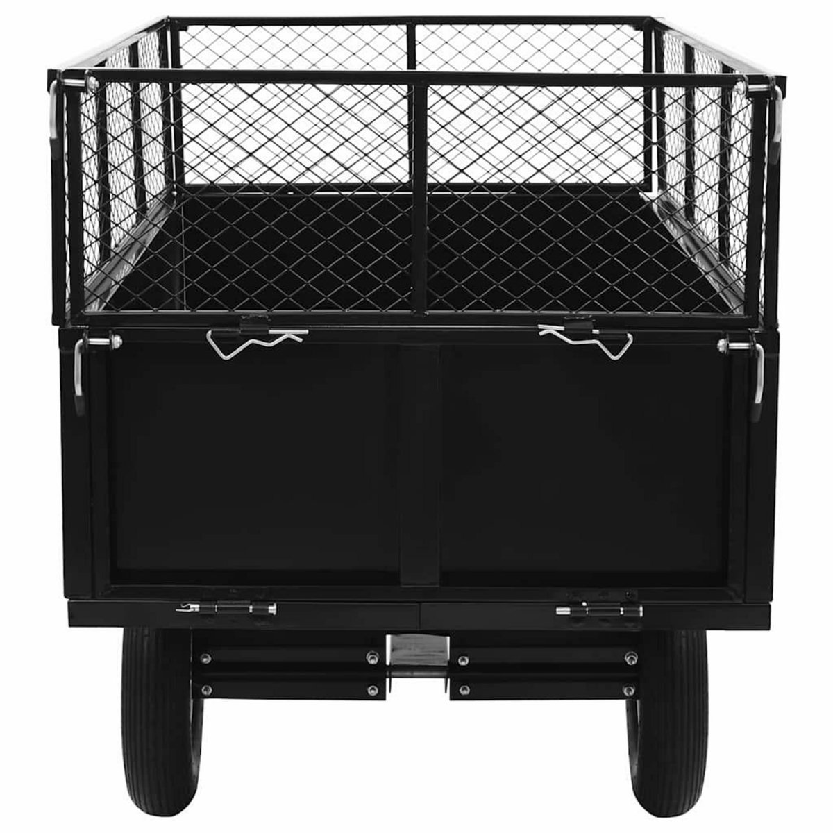 VIDAXL Remorque basculante pour tondeuse de pelouse Charge de 300 kg