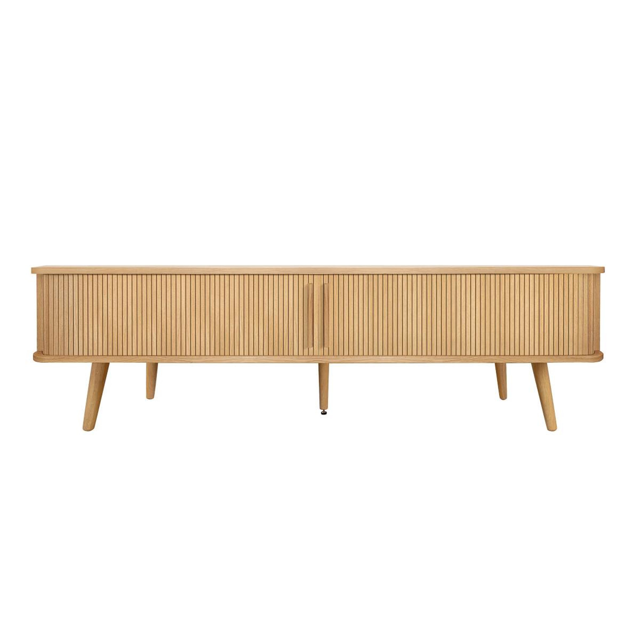 Voir la diapositive 3 : Paris Prix Meuble tv 2 portes coulissantes  rove  178cm chêne