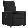 Voir la diapositive 2 : VIDAXL Fauteuil de massage inclinable Noir Tissu