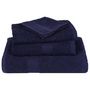Voir la diapositive 4 : VIDAXL Serviettes de bain 2 pcs bleu marine 100x150 cm 100% coton