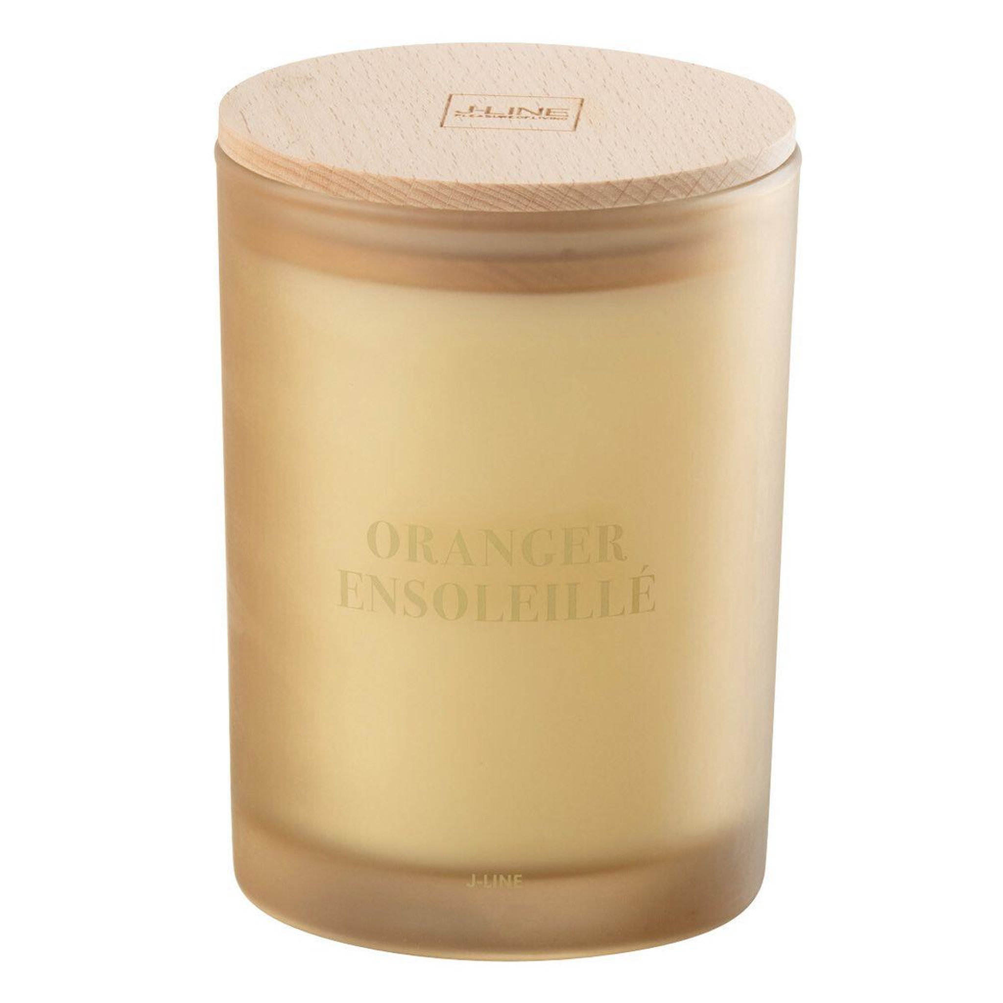 J-LINE Bougie parfumée  accords essentiels  12cm oranger ensoleillé