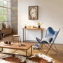 Voir la diapositive 2 : ATMOSPHERA Housse de Chaise en Cuir  Dario  92cm Marron