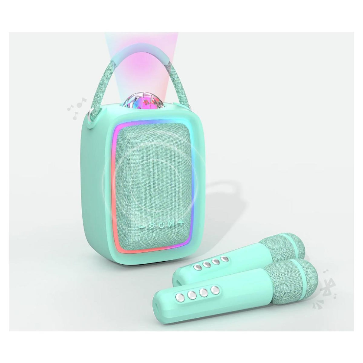 Mob Enceinte et Karaoke Lumineuse - SINGY PARTY BLEU