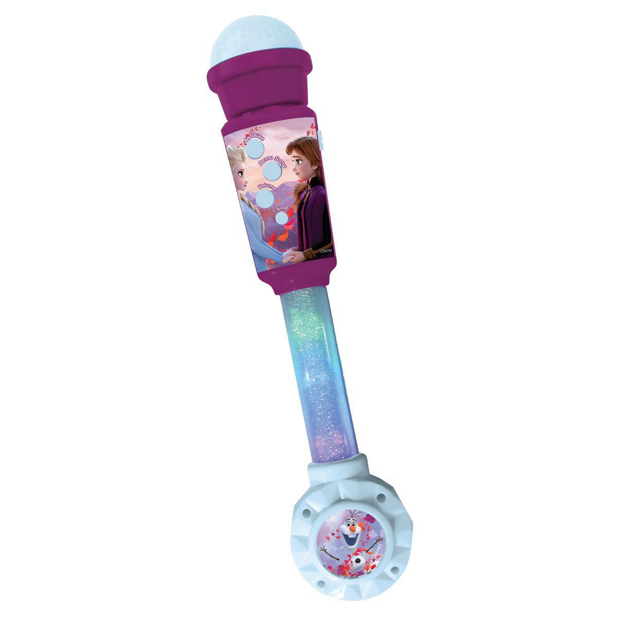 Lexibook Microphone Reine des Neiges avec tube lumineux et enceinte