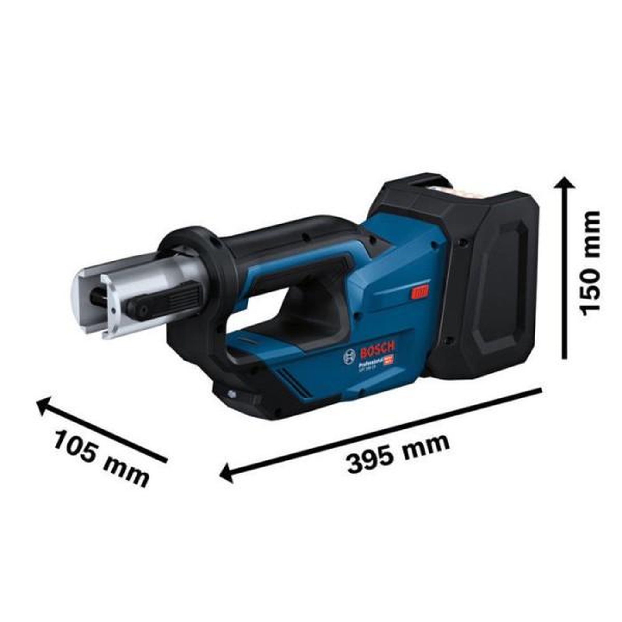Voir la diapositive 3 : Bosch Professional Sertisseuse - bosch professional - gpt 18v-19 + kit rfz12/16/20 - sans batterie ni chargeur - tete 360° - l-boxx 238